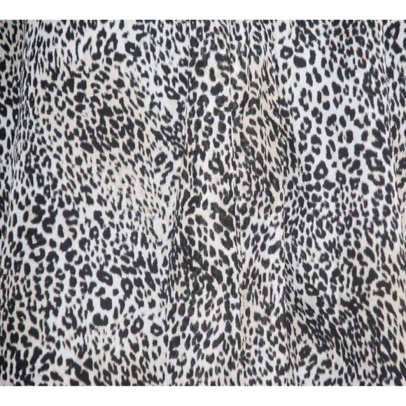 Cato Sleeveless Blouse Top Size 26W 28W Leopard Print Front Tie Lined - Picture 4 of 11